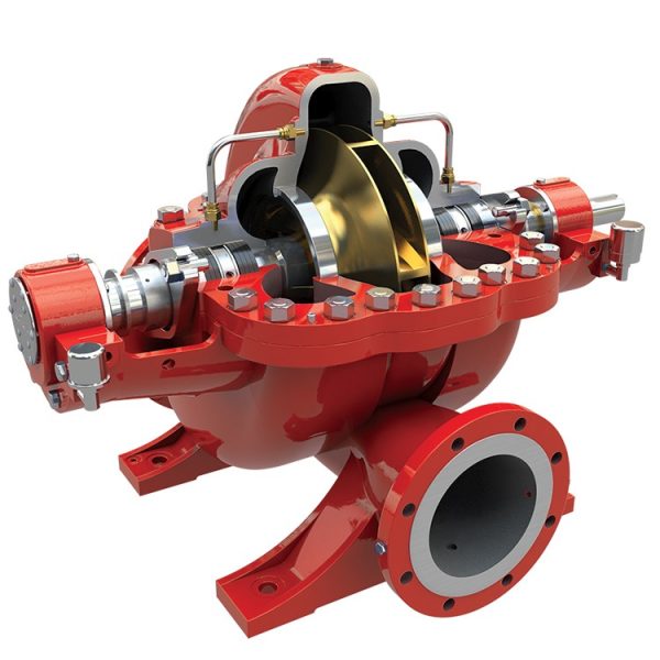 Horizontal Split Case Fire Pump by Ruhrpumpen