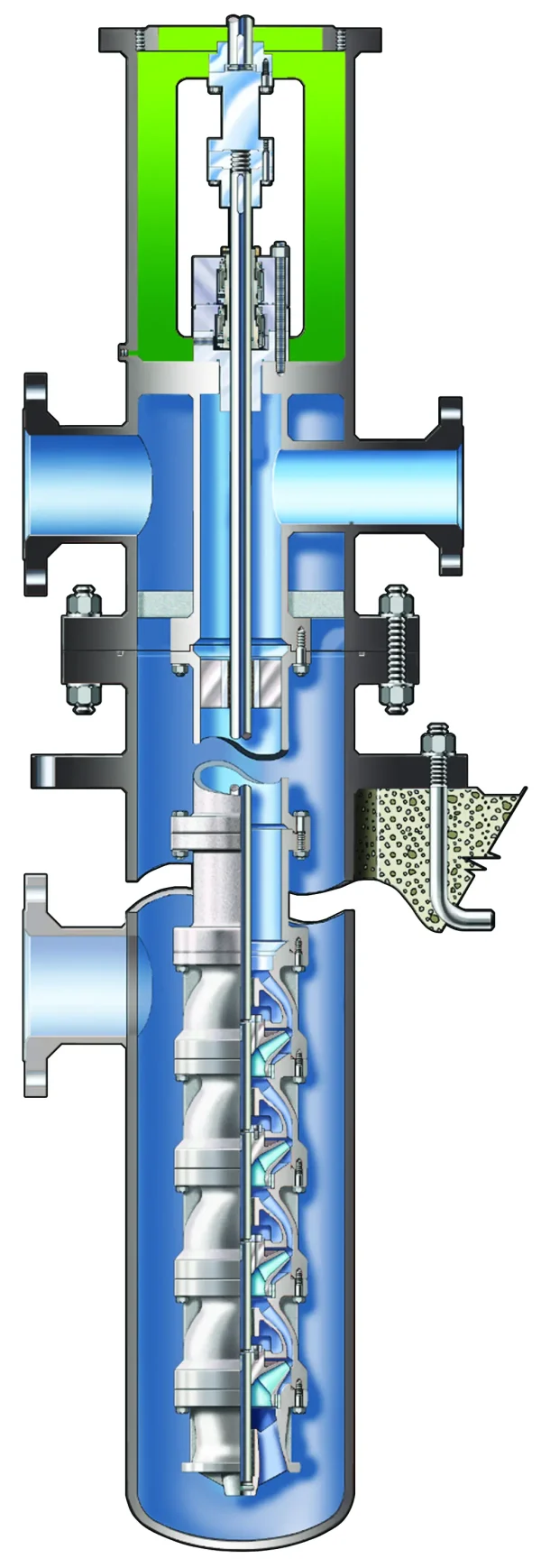 VLT dibujo sectional