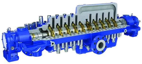 Bomba horizontal de múltiplos estágios SM